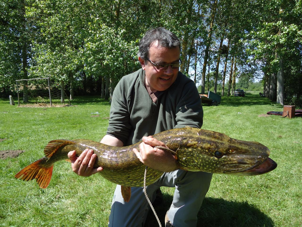 Brochet 1m10 et 11kg800